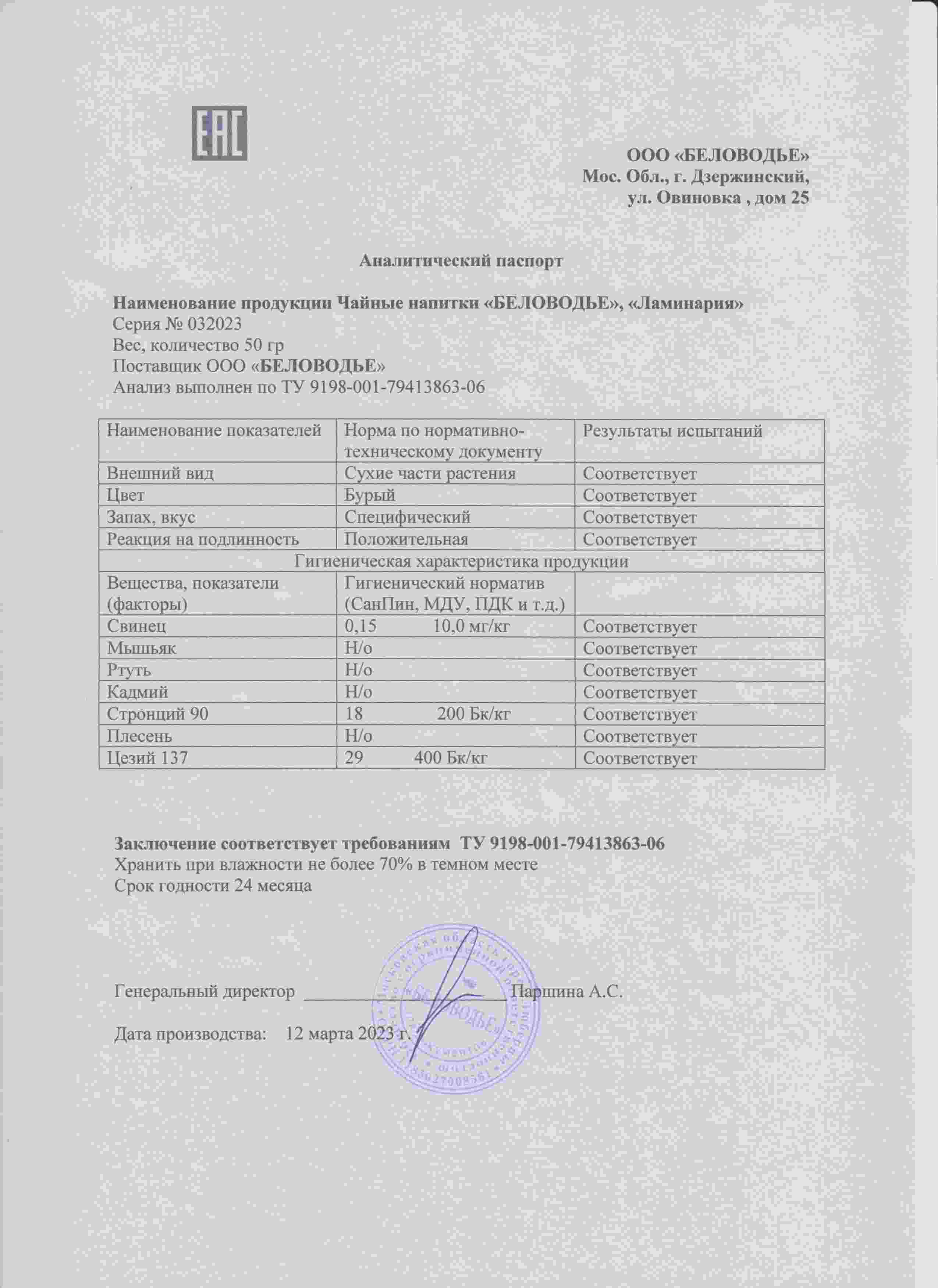 Паспорт №032023